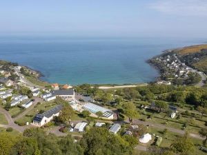 5-sterren camping met zeezicht in Normandie