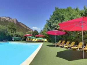 4 sterren camping Franse Alpen verwarmd zwembad