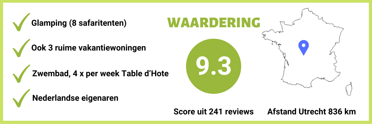 Glamping Nederlandse Eigenaren Midden Frankrijk