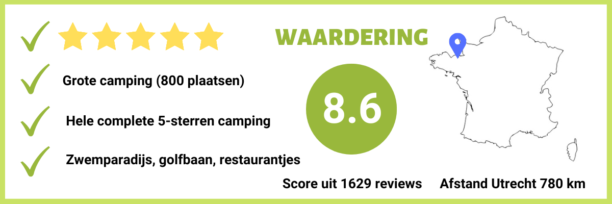 5-sterren camping met golfbaan in Bretagne